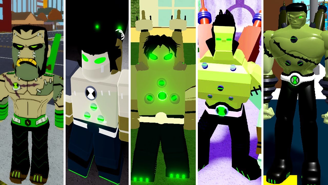 EVOLUÇÃO DO FRANKENSTRIKE NO BEN 10 - ROBLOX ! (Evolution BenVicktor)