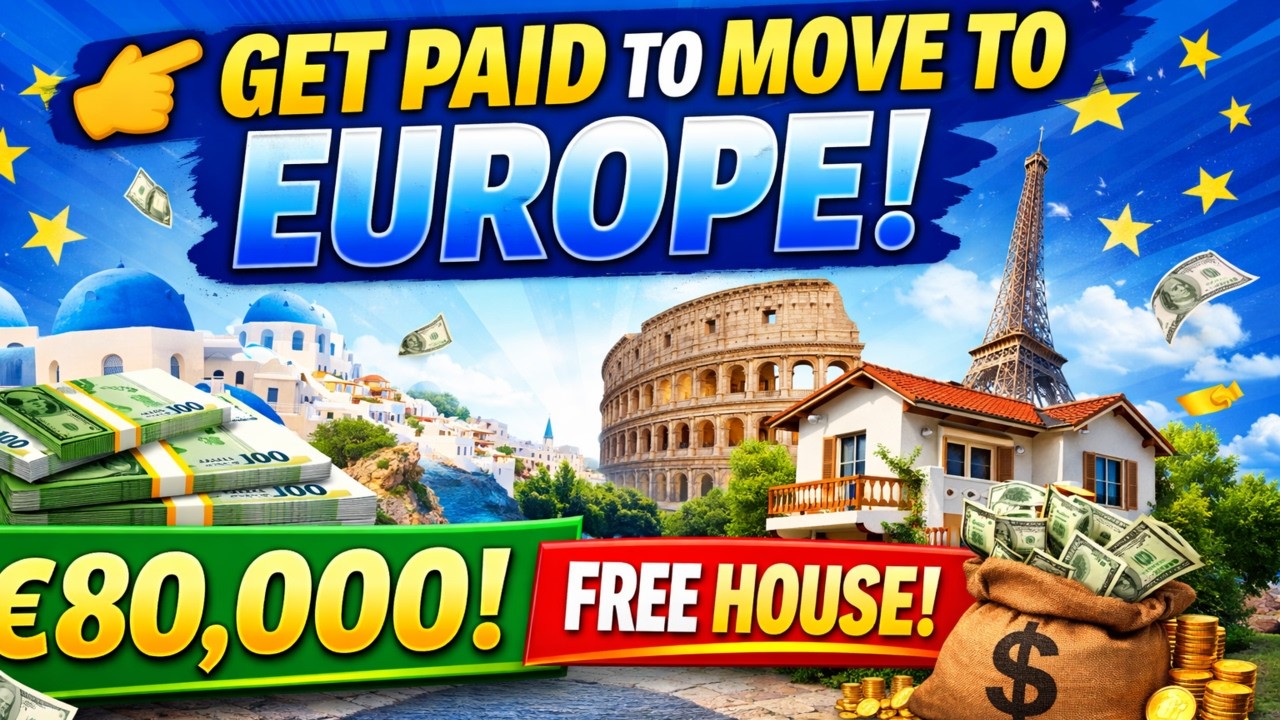 4 European Countries PAYING You to Move in 2026 🇪🇺 (Up to &euro;80,000 + Tax Benefits!) | Dream Canada