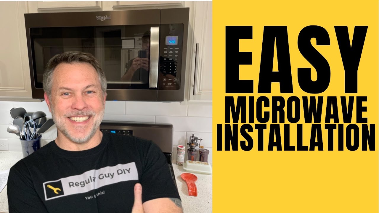 Microwave Installation (Over-the-Stove) - Easy DIY