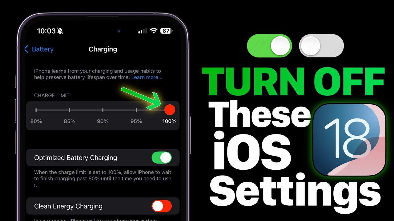 iOS 18.1 - Setting To turn OFF (IMMEDIATELY)