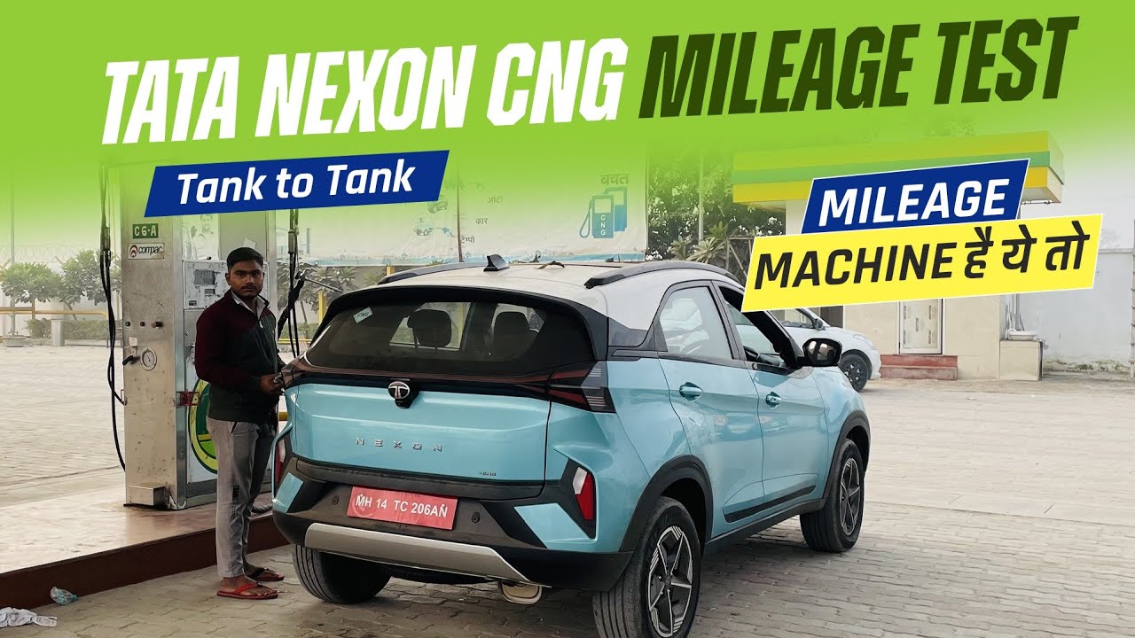 Tata Nexon CNG Mileage Test | Real World Mileage in City Highway | India's 1st Turbo CNG SUV
