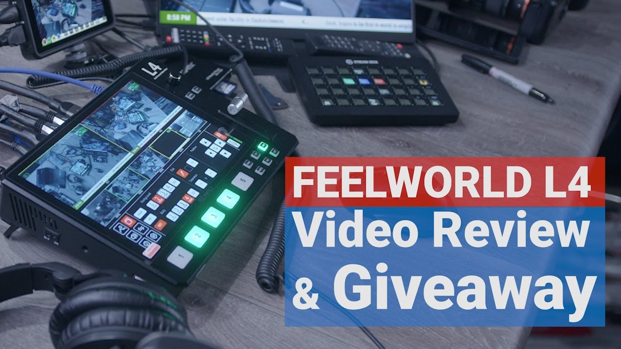 Полный обзор видеомикшера FEELWORLD L4 и розыгрыш призов! Раскройте свой творческий потенциал