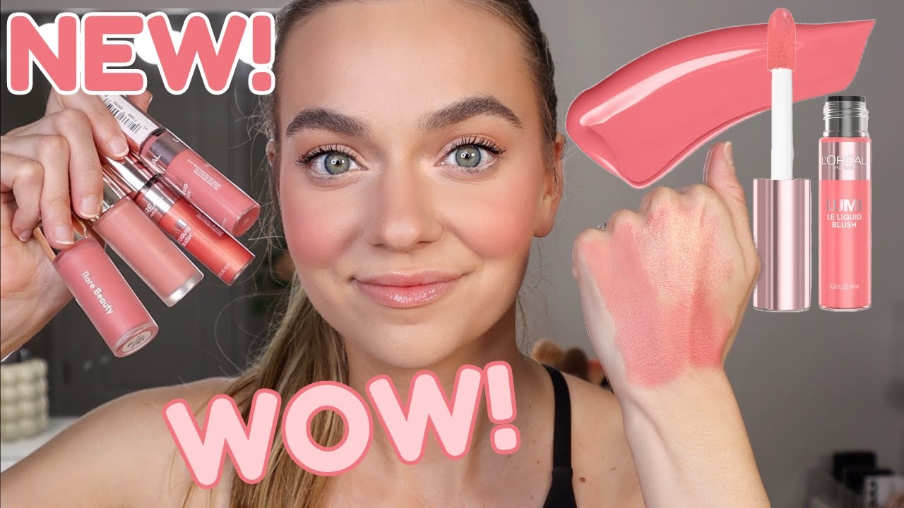 Неужели L'Oreal повторила Rare Beauty?! НОВЫЙ ОБЗОР жидких румян L'Oreal Lumi! ДЕМО! СВОТЧИ!