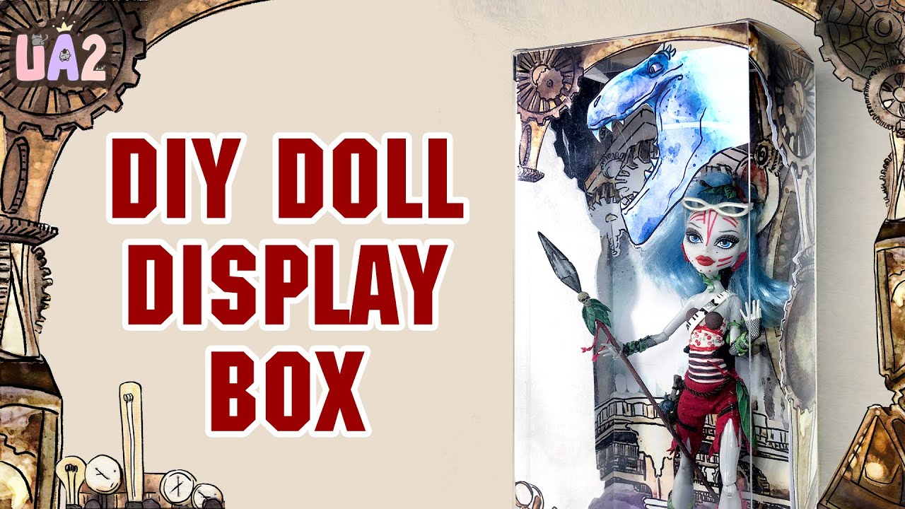DIY: HOW TO MAKE DOLL DISPLAY BOX from Movie scenes