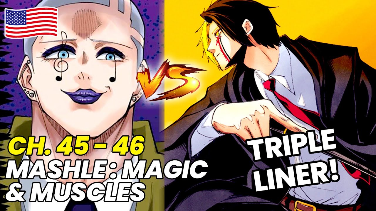 A Triple Liner Mage!? Rayne Ames vs Margarette Macaron | Mashle Chapter 45 to 46 Manga Recap