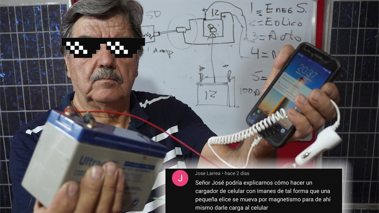 CARGADOR DE EMERGENCIA PARA CELULARES | Le respondo a José
