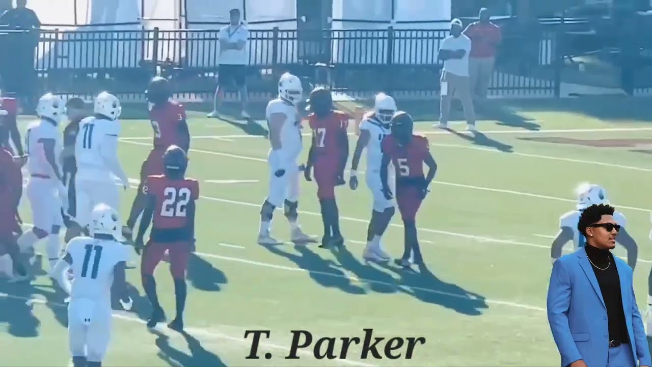 Mr. Tomarrion Parker Was A Bad Man In High School!! Central Red Devils Football 7A.