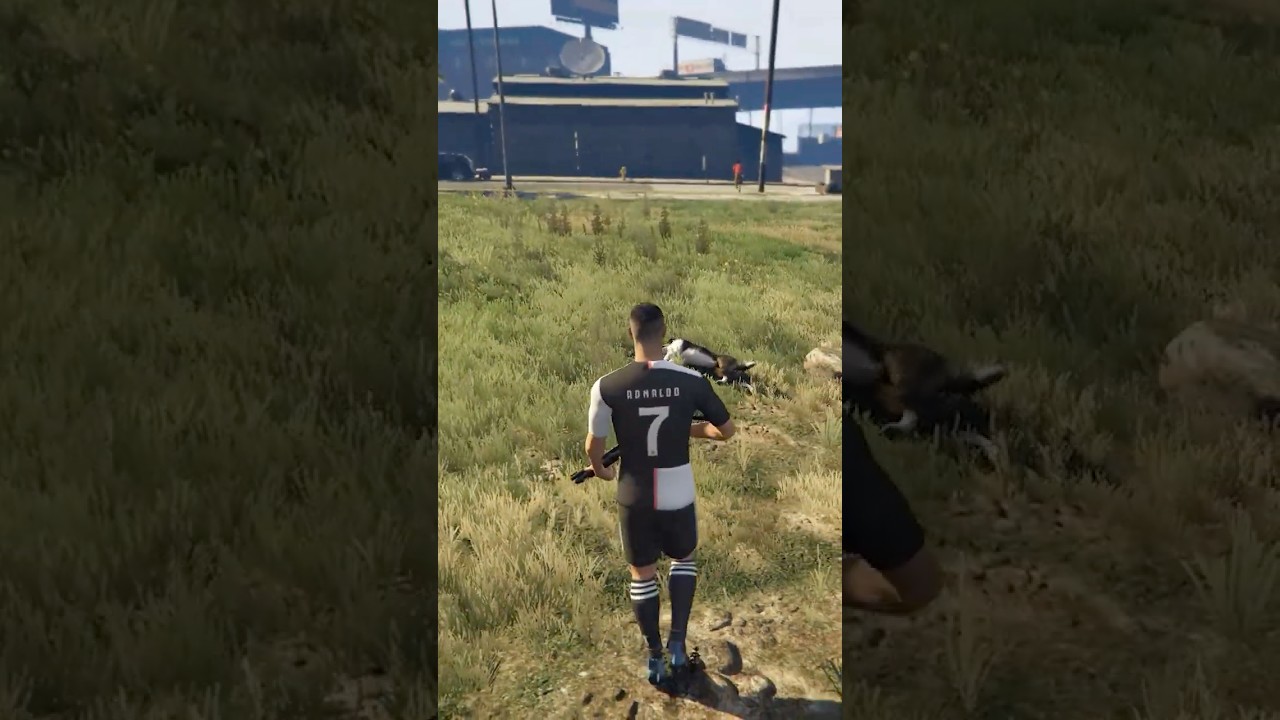 Cristiano Ronaldo kills a dog | GTA 5 | Phil Gaming OP