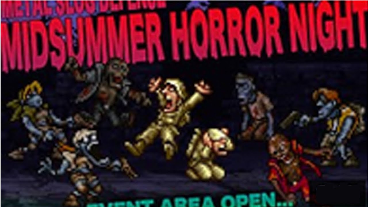 Metal Slug Defense PC 100% ZOMBIES, Midsummer Horror Night, all prisoners rescued, S-Rank