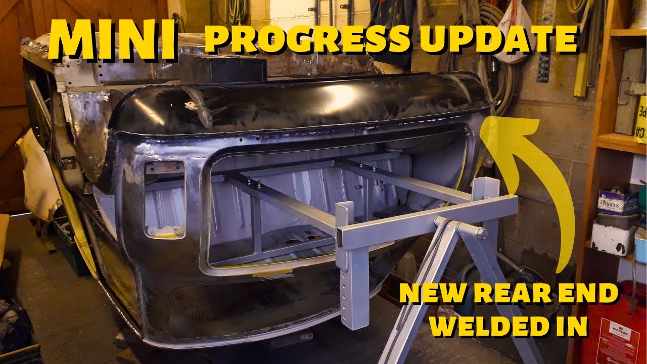Fixing the rusty rear end of my Mini project