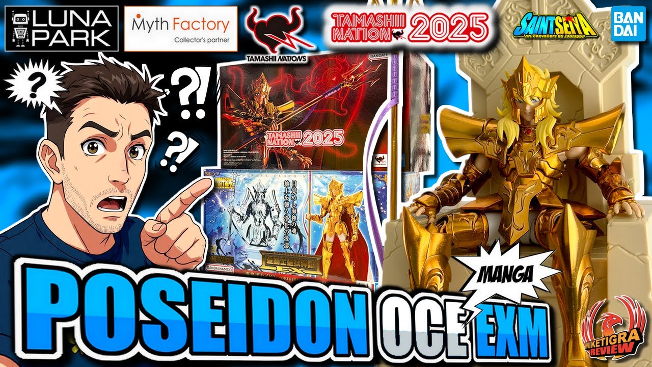 QUE S'EST-IL PASSÉ ? 🔱 POSEIDON EX METAL OCE 🔱 Saint Seiya Myth Cloth - Exclu Tamashii Nation 2025