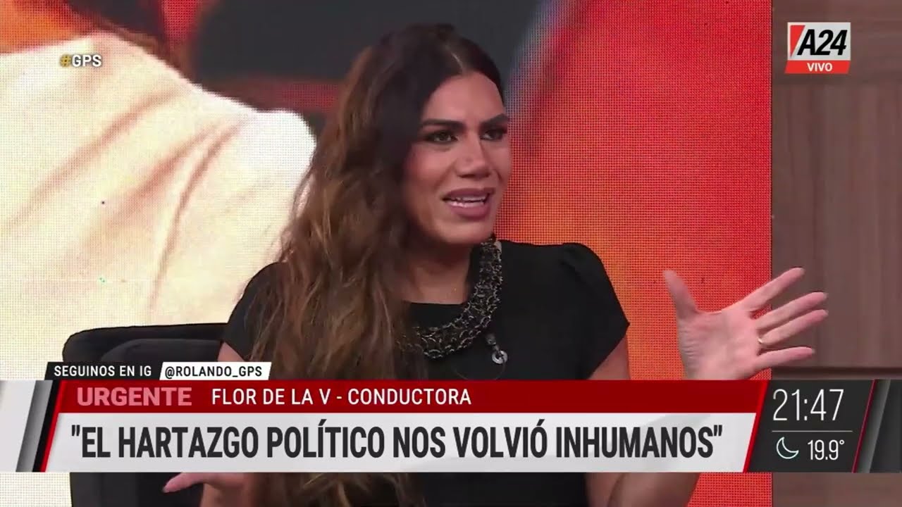 📢 FLOR DE LA V, sobre las políticas de Milei: 