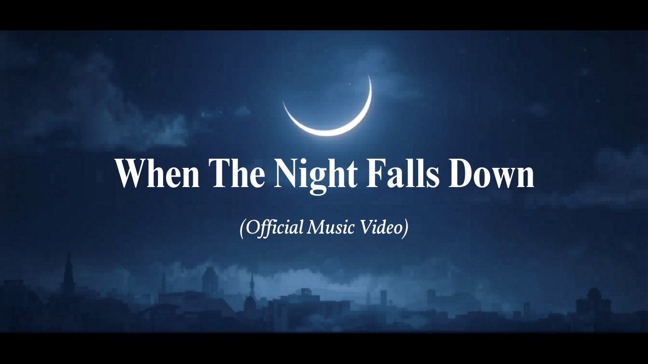 When The Night Falls Down 🎶 music video #music #love 