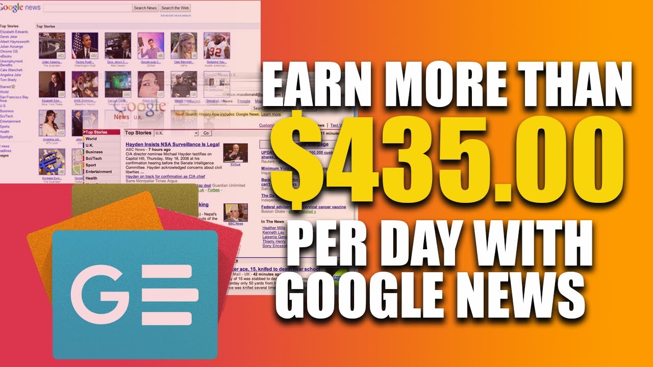 Earn $435 Per Day With Google News Online 2023 (Make Money Online From Google)