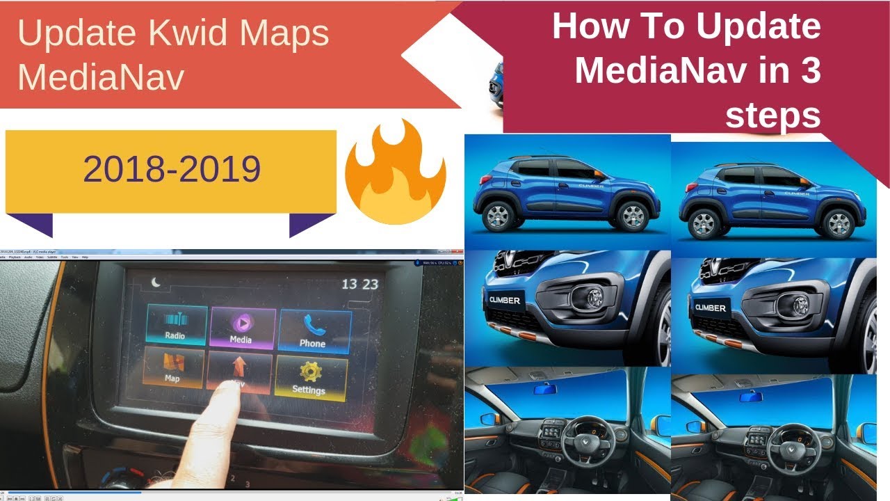 Как обновить программное обеспечение Kwid/Captur/Duster MediaNav