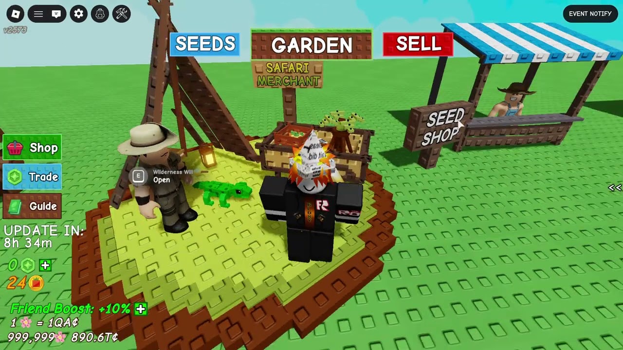 i love grow a garden