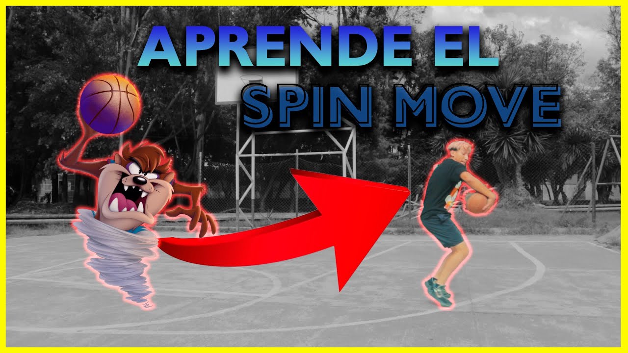 💥Como hacer el SPIN MOVE RAPIDO💥 MOVIMIENTOS DE BALONCESTO PARA PRINCIPIANTES