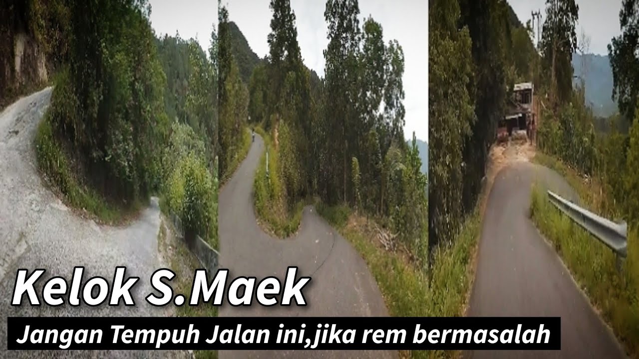 Kelok S maek || belokan & penurunan paling extrim di sumatera barat