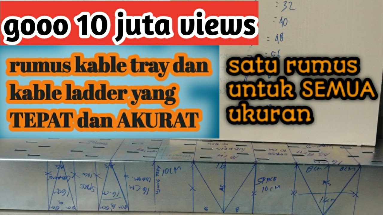 Semua rumus kable tray dan rumus kable ladder yang AKURAT dan di kupas tuntas secara detail