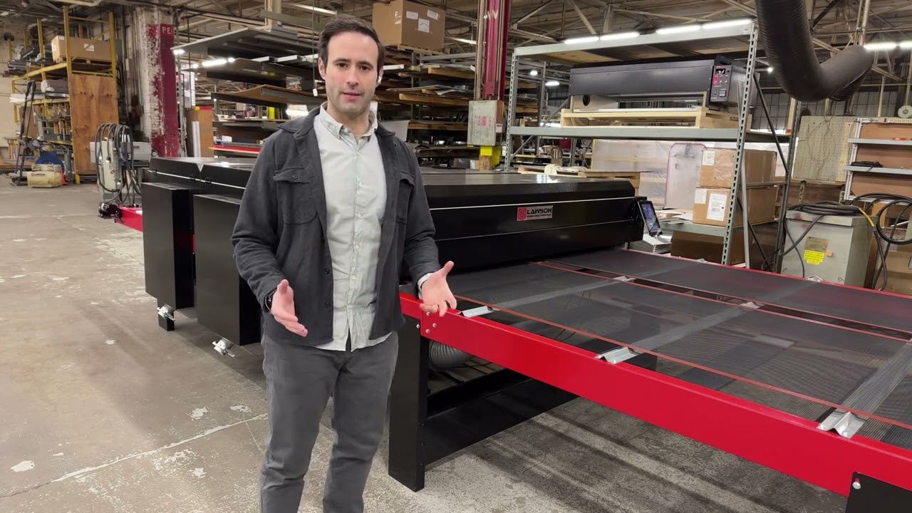 Lawson Digi-Star Elite Dual Belt Conveyor Tunnel Dryer for Screen Printing, DTG and Digital Drying
