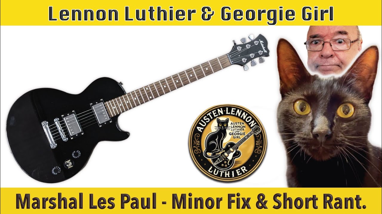Marshall Les Paul - minor repair - I am slowly getting back into the groove... slowly.