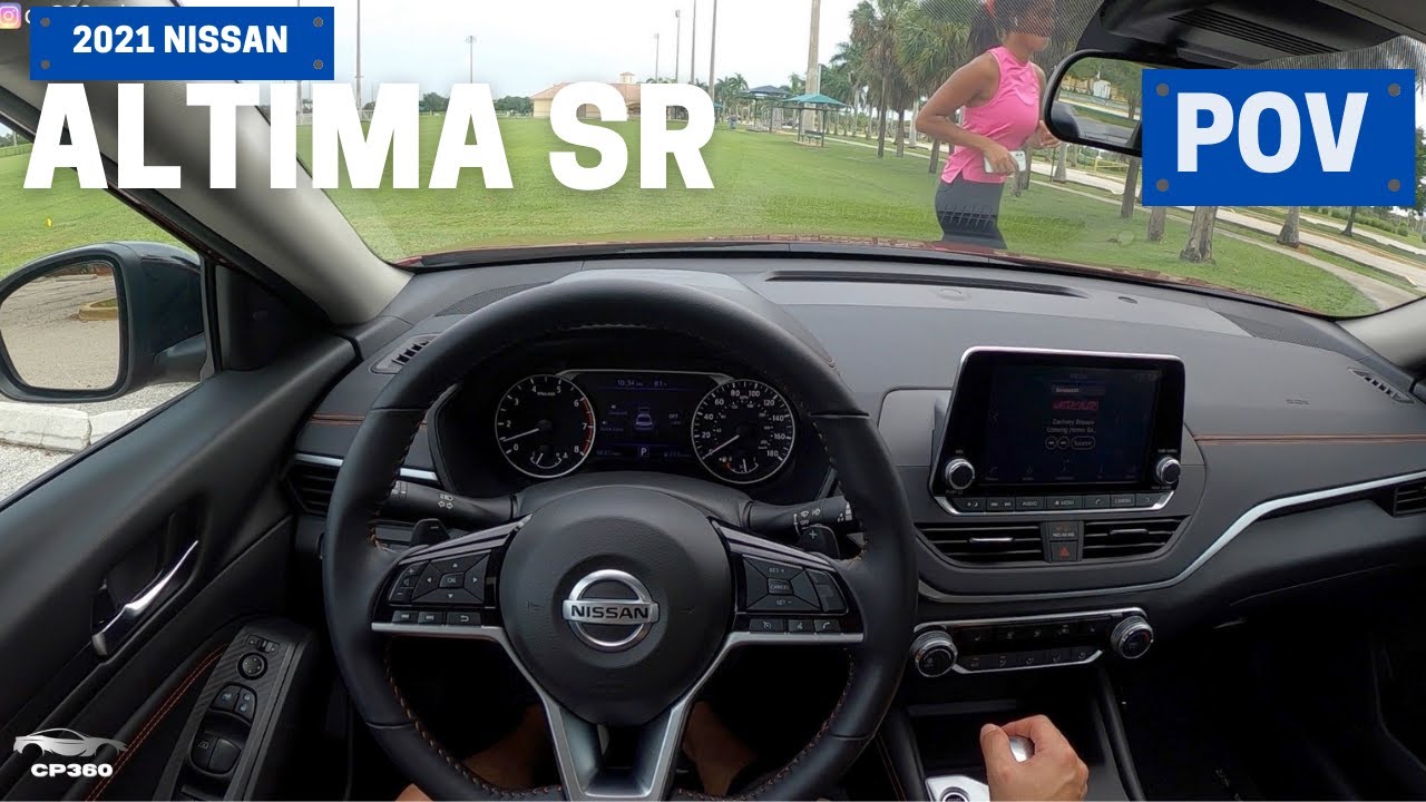 2021 Nissan Altima SR ➔ POV Test Drive - Interior and Exterior