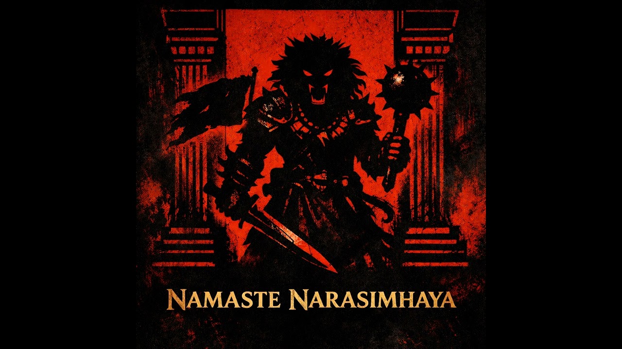 NAMASTE NARASIMHAYA | Narasimha Warrior Chant (Cinematic Battle Music)