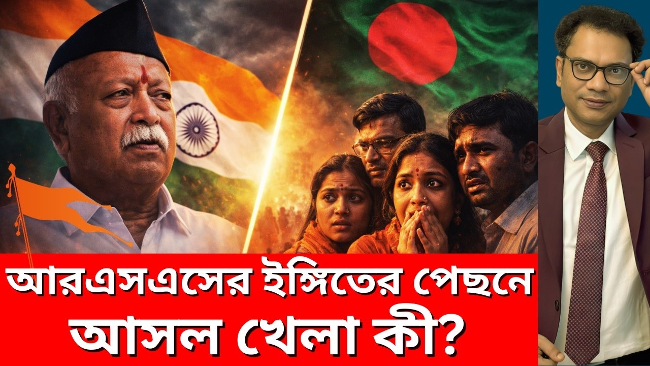 বাংলাদেশের হিন্দুদের কেন একজোট হতে বললেন আরএসএস প্রধান? RSS | Hindu | Biplob Paul