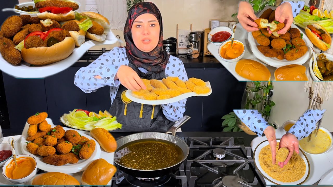 ‏تفريز الأهل المدارس ￼ناجتس ‏الدجاج تنافس المصانع بالبيت أسهل طريقة من ايادي شيف غفران￼
