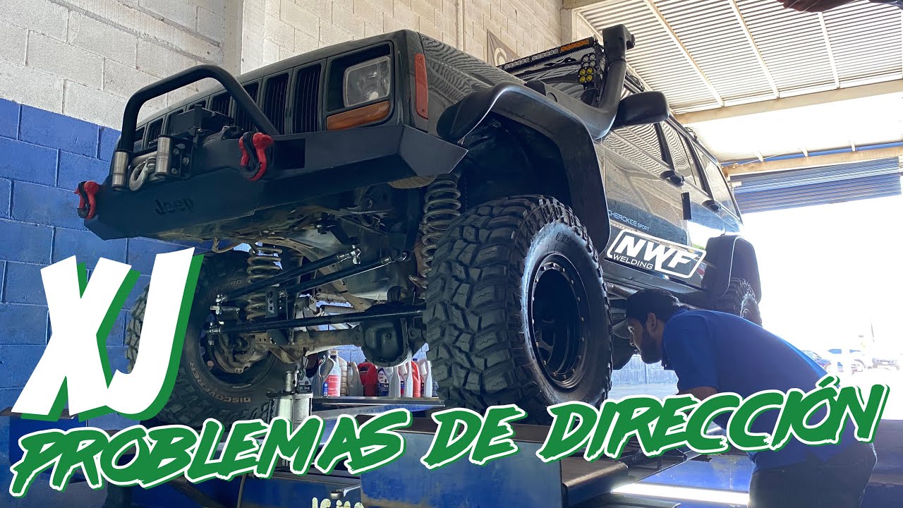 JEEP CHEROKEE XJ (problemas de dirección) esto pasa cuando !!!!