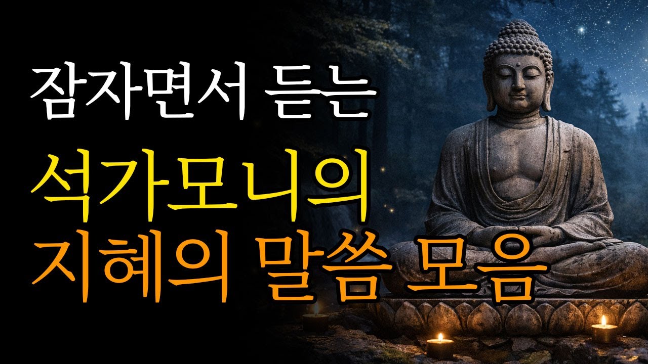 마음이 조용해지는 석가모니의 명언 모음 | 듣는 순간 집착이 내려옵니다