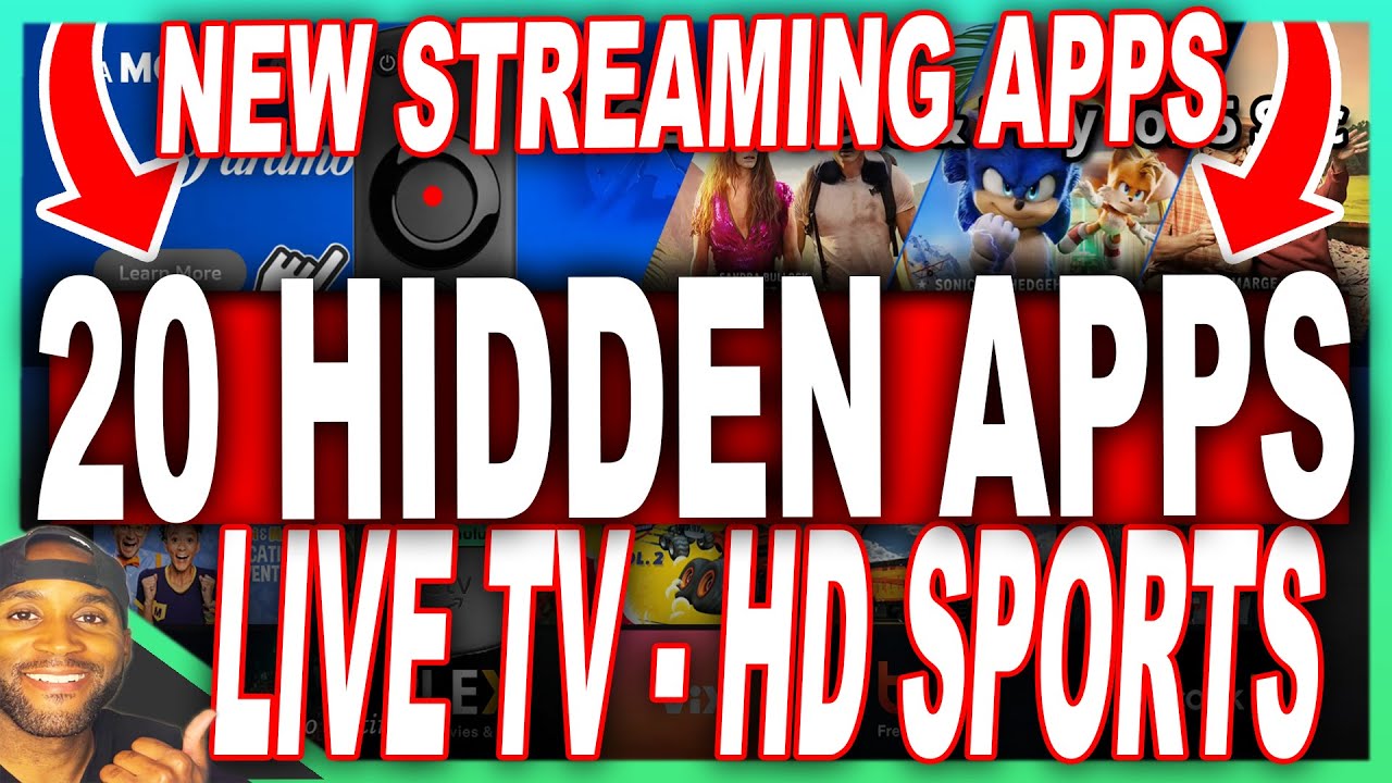 20 HIDDEN AMAZON FIRE TV STREAMING APPS TO ACCESS LIVE HD SPORTS TV GUIDE ON DEMAND