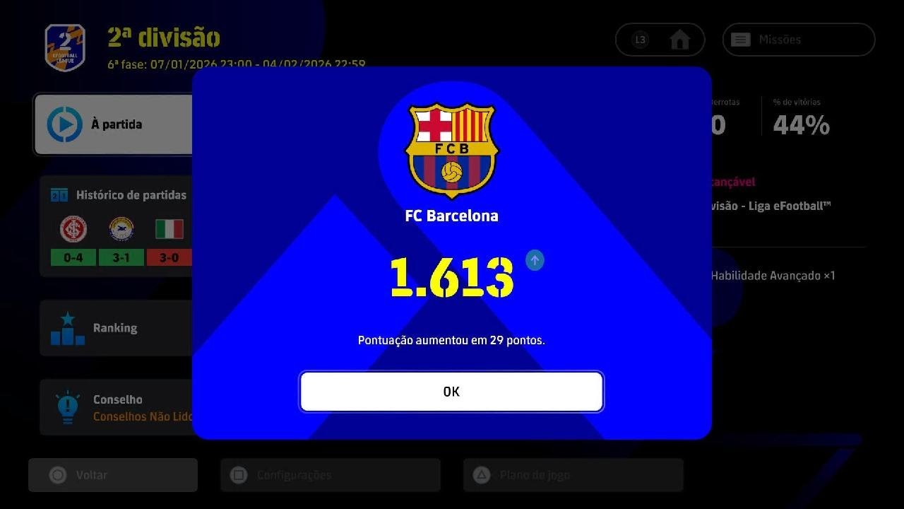 eFootball_2026 adiversario quitou do jogo