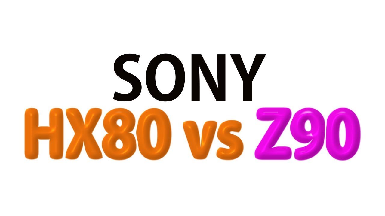 Sony HXR-NX80 vs Sony PXW-Z90