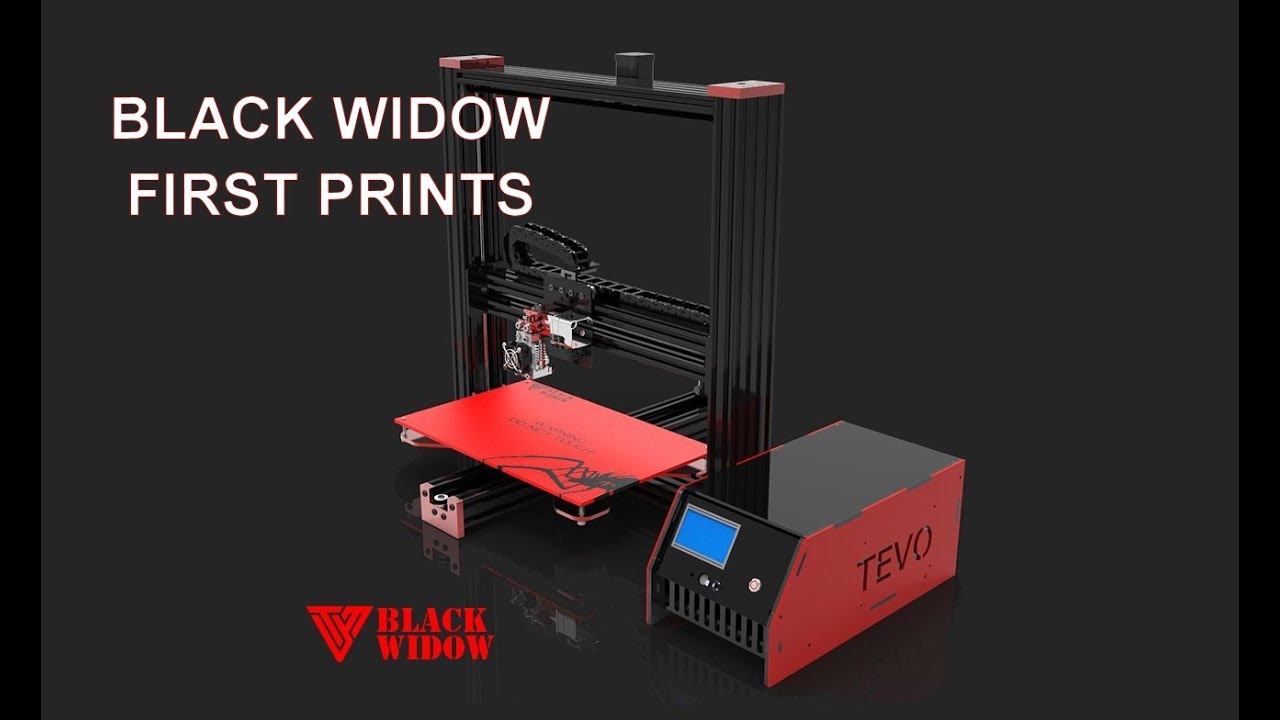 TEVO Black Widow V3 assembly - First prints