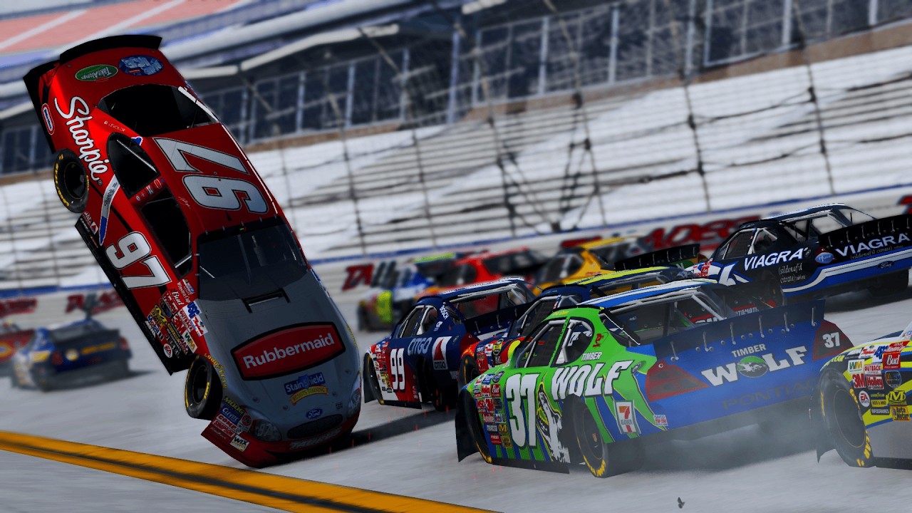NASCAR Racing Crashes #116 - BeamNG Drive