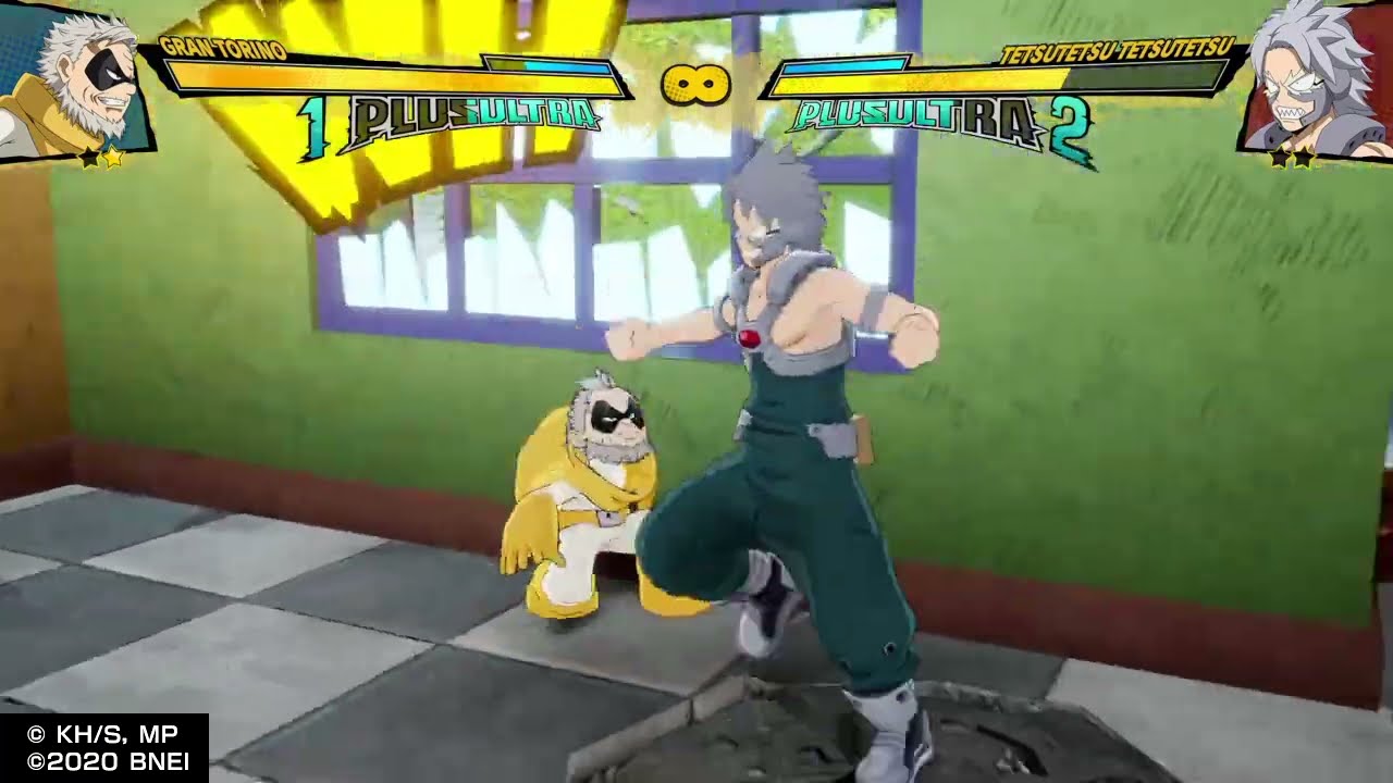 MY HERO ONE'S JUSTICE 2 Gran Torino vs Tetsutetsu Tetsutetsu
