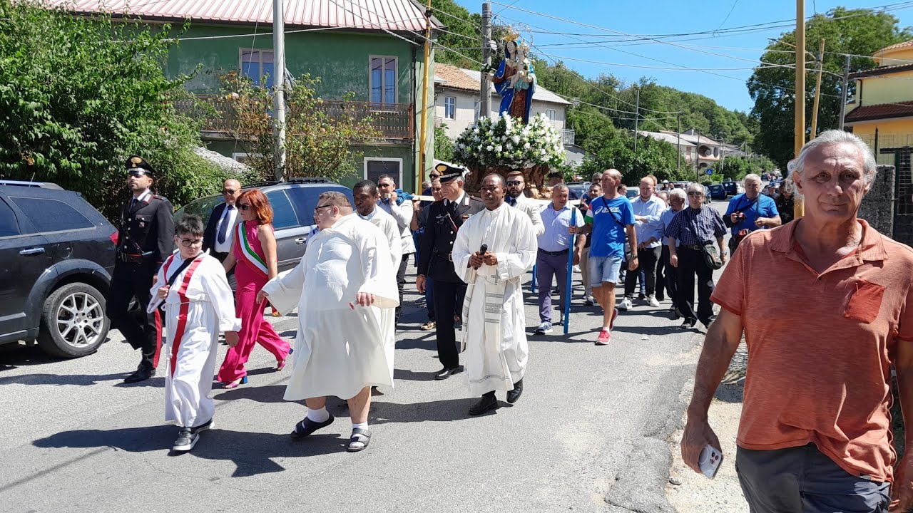 Brognaturo (VV) 03/09/2023: processione Madonna della Consolazione.