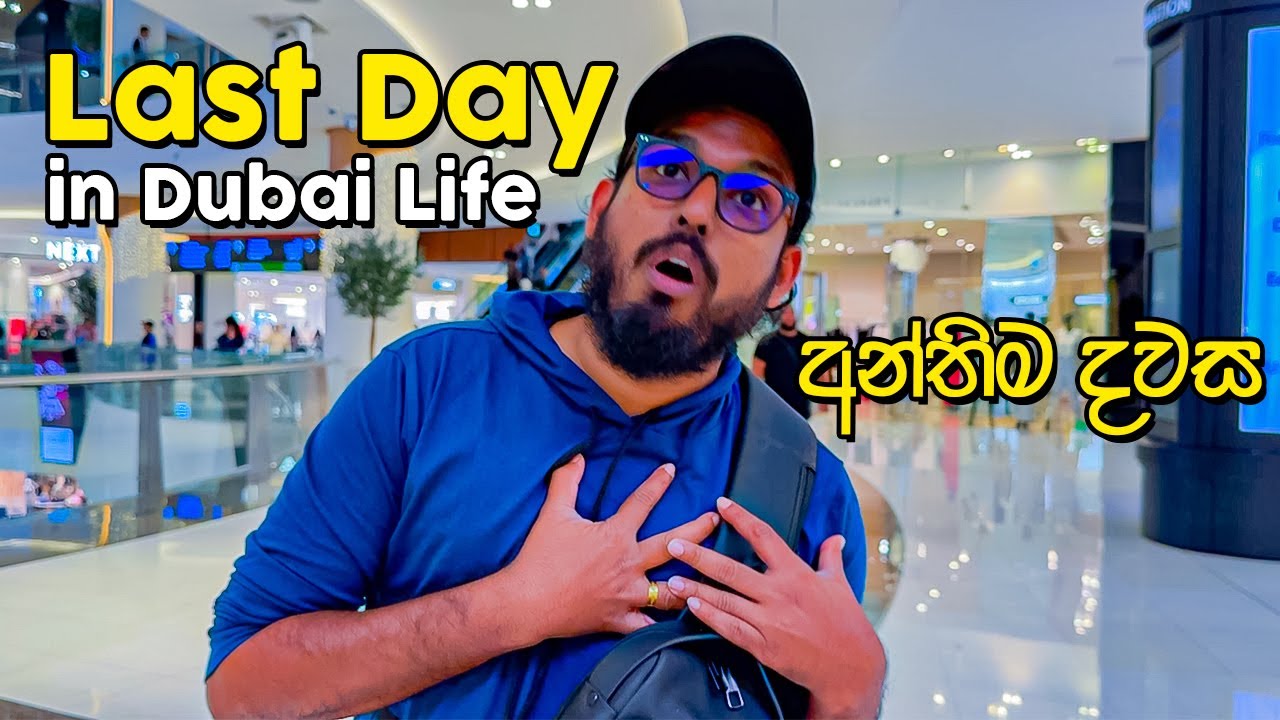 දුකත් හිතුන සැපත් දැනුන අන්තිම දවස - VLOG 277
