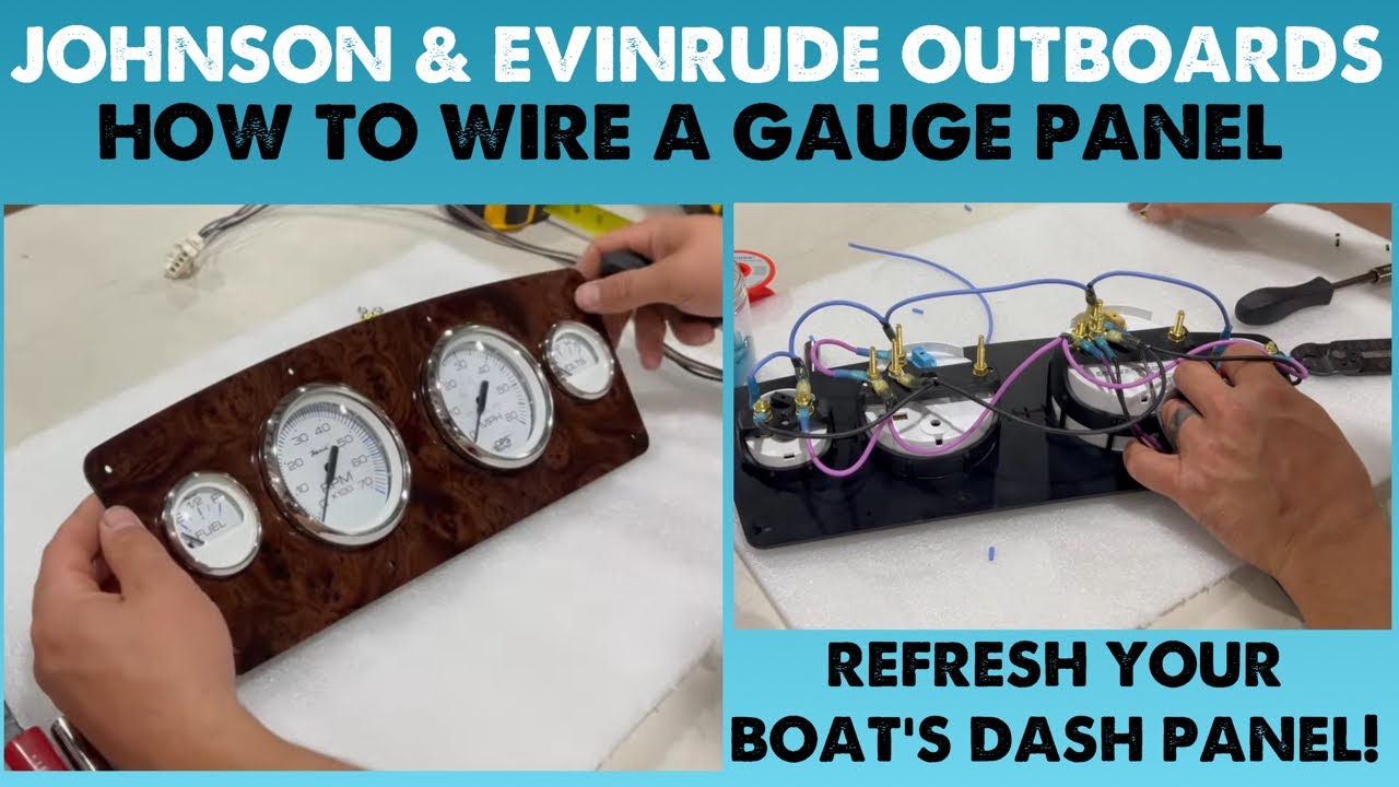 Gauge Panel Install for Johnson & Evinrude Outboards