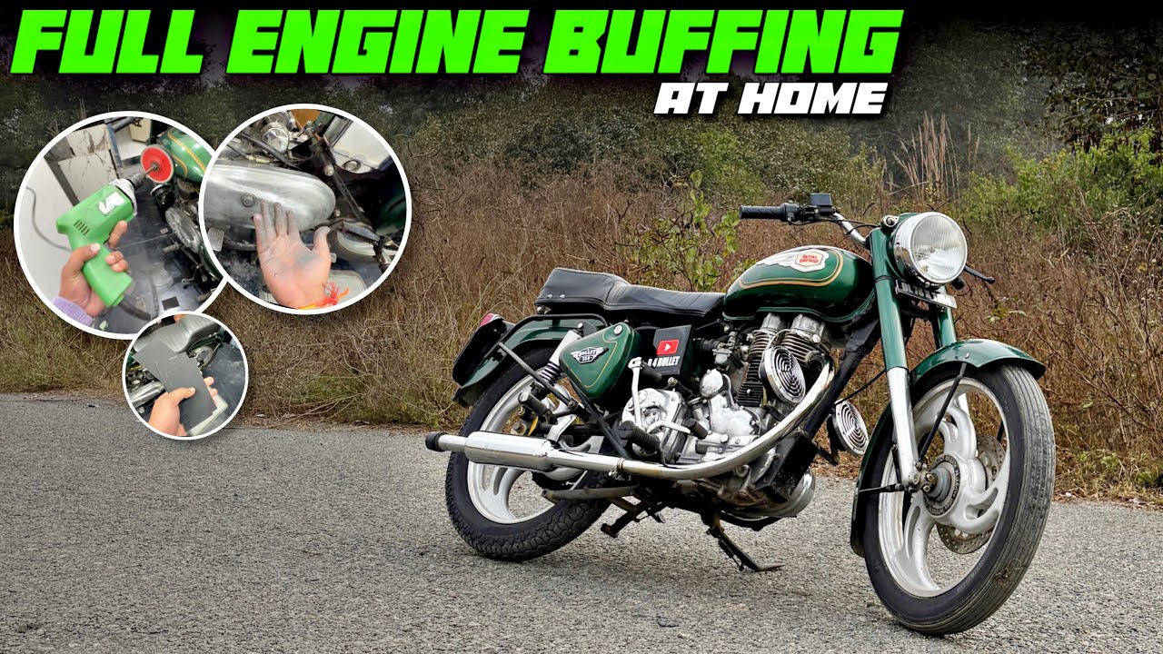 Old Bullet ka Engine Buffing Krte Waqt Bhot Badi Mistake Krdi 😭 | @b4bullet 