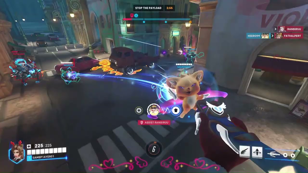 Mercy ready for christmas giving out all the heals