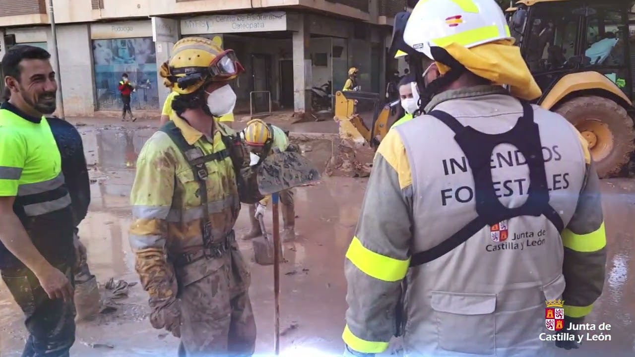 Acción de INFOCAL dentro del operativo de la Junta de Castilla y León de apoyo en la DANA Valencia