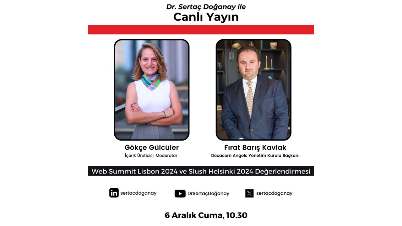 Canlı yayınımda Gökçe Gülcüler ve Fırat Barış Kavlak'ı konuk ediyorum.