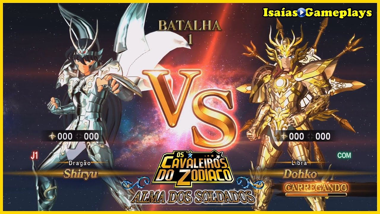 CDZ Alma dos Soldados - Shiryu Armadura Divina de Dragão Vs Dohko Armadura Divina de Libra