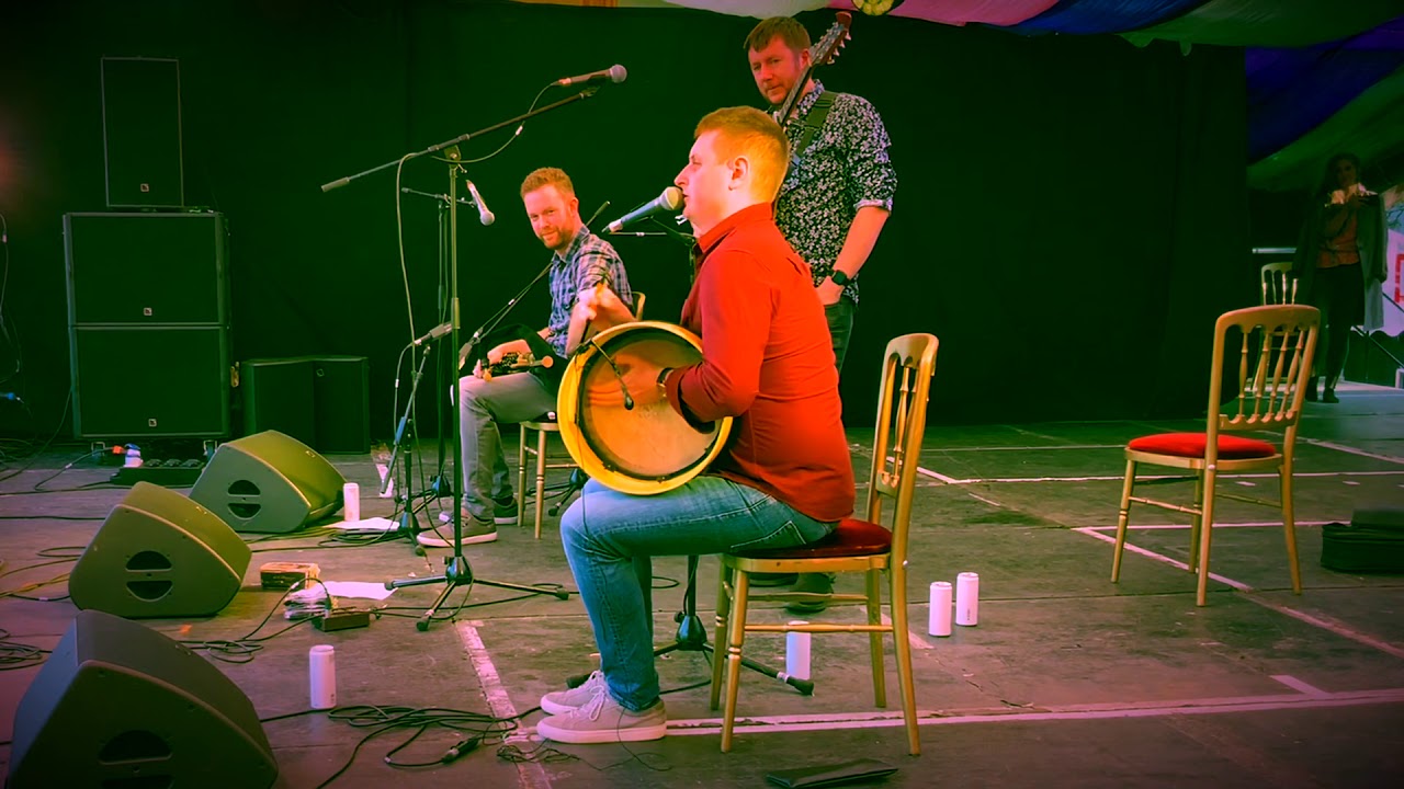 Daoiri Farrell Trio at Moseley Folk Festival 2019.