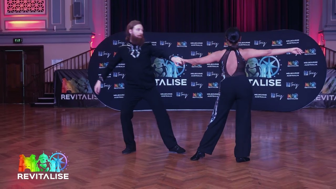 Nathan Walsh & Reasmey Tith - Modern West Coast Swing Classic Routine - 2025 Revitalise WCS