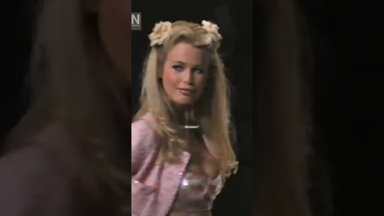 Claudia Schiffer is the Original Chanel Barbie 😍 #shorts