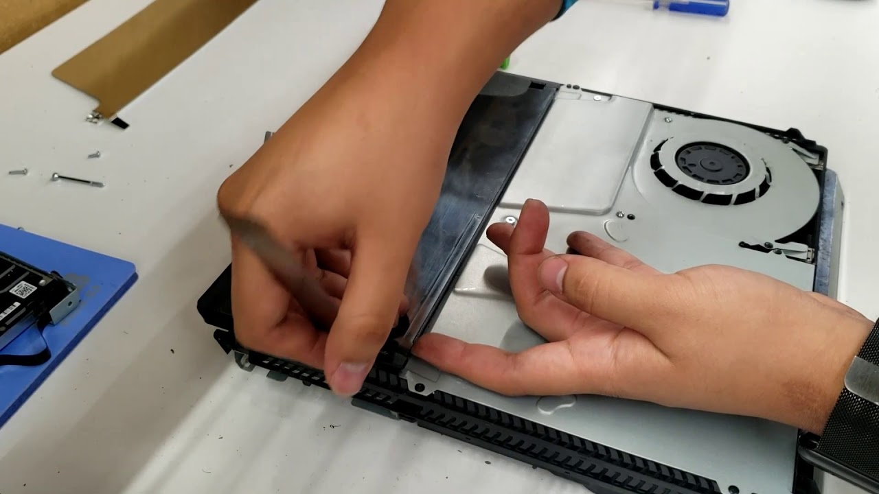 How to Open Your PS4 Slim For Power Supply Repair, PS4 Disassembly Tutorial