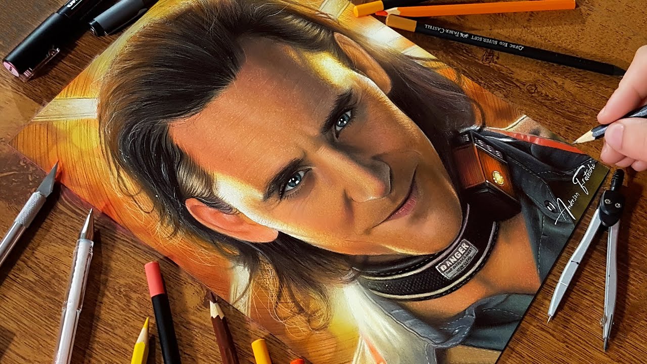 Drawing Loki (Tom Hiddleston)